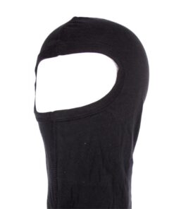 Cagoule noire 100% coton taille unique - idéale pour avoir la tête au chaud et pour ne pas salir votre casque....