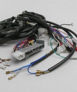 Faisceau original PIAGGIO pour Vespa PX 125-150 Arcobaleno Elestart (87-2001), avec batterie, stator avec 5 câbles