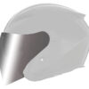 Visière longue chrome effect pour casque NOX Héritage