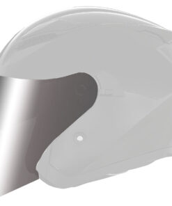 Visière longue chrome effect pour casque NOX Héritage