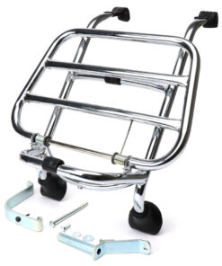 Porte bagages avant rabattable -MOTO NOSTRA- Vespa GT, GTL, GTV, GTS, GTS Super, GT60, HPE, Supertech, Super Sport, Sei Giorni (toutes les années de construction) - chromé