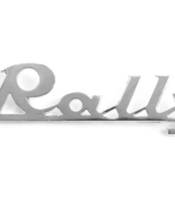 Badge de tablier (logo - insigne) Pour  Vespa Rally 180 (VSD1T) (depuis 1968), Rally 200 (VSE1T) (jusqu'à 1975)