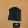Plaque d'immatriculation noir bord alu / réplique d'époque pour vespa ACMA 55-58 / 150 GL