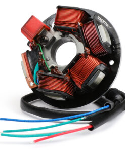 Stator -BGM PRO Baseplate HP V2.5 Silikon- Vespa PK XL Conversion V50/PV - 5 bobines, 6 câbles (bouts de câbles détachés) - pour conversion smallframe à allumage électronique