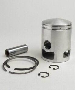 Piston complet Meteor type origine cote origine 52,5 mm -  (piston - axe - clips - 1 segment 2,5 mm et 1 segment en forme de L) pour vespa PX 125 / GTR / TS ...