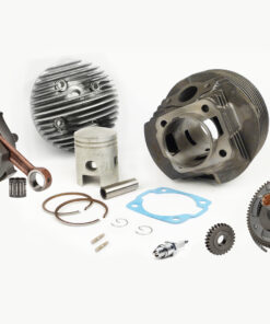 Kit de conversion moteur 50cc à 125cc, comprenant le cylindres complet, le rapport de transmission primaire, le vilebrequin  BGM - QUALITÉ origine / 125 cc 3 transferts ET3 - Pour Vespa 50 / Primavera 125, ET3 125, PK 50 - 125 S, PK 50 -125 XL2, PK125 ETS