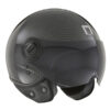 Casque NOX jet Idol look carbon brillant  avec visière taille M (livré avec écran transparent)