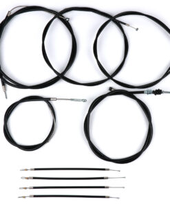 Set câbles et gaines  -BGM PRO, Silk Liner- Pour Vespa PK XL2 - (sans le câble de vitesse)