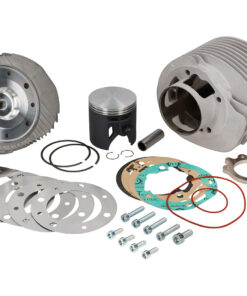 Cylindre complet VMC Ranger 213/225cc Ø69, course=57/60mm, longueur de bielle standard (110mm), aluminium, bougie centrale- Vespa PX200, Rally200, Cosa200, Motovespa TX, DS, DN, PX200, Iris ( ce produit est exclusivement réservé à la compétition )