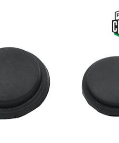 caches écrous de tambours AV+AR en plastique noir pour Vespa PX 84-2016 / T5 / TX