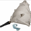 Couvercle (capot) d'embrayage complet (y compris le levier, la patte de câble) -version long levier coudé avec deux positions de traction- Pour Vespa PK XL2 - également adapté pour Vespa Vespa 50, Primavera, ET3, PK XL, ETS