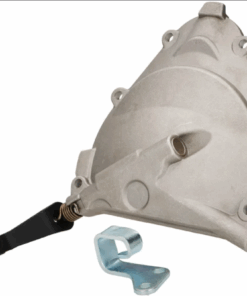 Couvercle (capot) d'embrayage complet (y compris le levier, la patte de câble) -version long levier coudé avec deux positions de traction- Pour Vespa PK XL2 - également adapté pour Vespa Vespa 50, Primavera, ET3, PK XL, ETS
