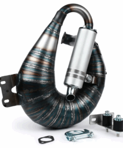 Echappement -VMC Kifly 62 Ø=36mm- VMC pour ET7, Quattrini M1L60 GTR, Polini 135 Evo2, Falc, Parmakit SP09, W-Force, SixtySix, Pinasco Zuera BigBore (56-62mm entre les goujons)- Vespa ET3, PV125 - Pour version sans boite à gant dans l'aile.
