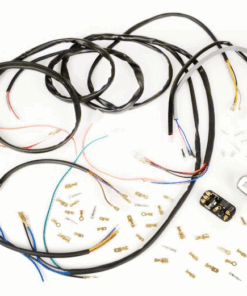 Faisceau électrique BGM (kit de conversion pour montage allumage électronique Vespatronic)  sur vespa 50/90/100/125 primavera - Sprint / rally 180-200 / GTR / Super / GS / TS / SS180 / type N ... Livré avec commutateur complet