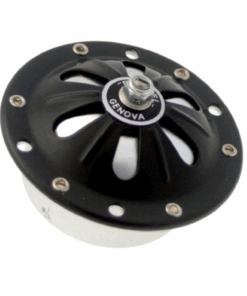 Klaxon noir BACHEL  6V CA pour Vespa ACMA /  V13 bis V15, V30 bis V33 (-249999), VM1T (-31144) - noir