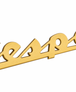 Logo / badge / insigne d'aile VESPA couleur doré - original Piaggio vespa Officina 8 (150x50mm)