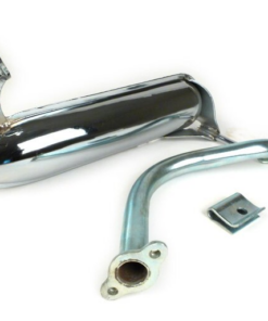 Pot d’échappement Type SS50 / SS90 Banana- Pour Vespa Primavera 125, ET3 - chromé