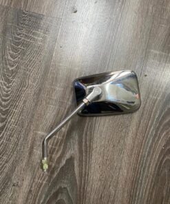 Rétroviseur gauche rectangulaire avec vis M8 / Dimension glace 14x9cm / Tige 13cm