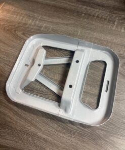 Alternative view of Support métal pour pouf AR (sert aussi de porte bagage, porte paquet) pour vespa grosse coque ( type N - GTR - GT - ... ) version avec trous pour le pouf