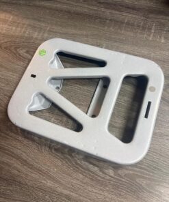 Support métal pour pouf AR (sert aussi de porte bagage, porte paquet) pour vespa grosse coque ( type N - GTR - GT - ... ) version avec trous pour le pouf