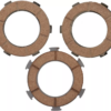 Kit de disques d’embrayage garnis -VESPA type 6 ressorts (PX80, PX125, PX150)- 3 disques qualité premium Surflex