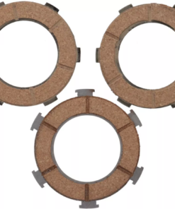 Kit de disques d’embrayage garnis -VESPA type 6 ressorts (PX80, PX125, PX150)- 3 disques qualité premium Surflex