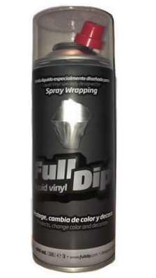 Spray peinture élastomère Full Dip 400ML - Noir Mat