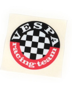 Autocollant -VESPA Racing Team- Ø=60mm