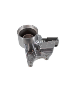 Alternative view of Support étrier en alu poli RMS CLASSIC pour LML star 125-150 2T / adaptable VESPA PX125-150-200 avec disque