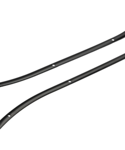 Jeu de baguettes inox noir du tapis de poutre pour Vespa 50 / 125 Primavera / ET3