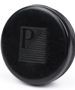 Couvercle noir (cache trou) de compteur pour vespa 50 -  logo rectangulaire