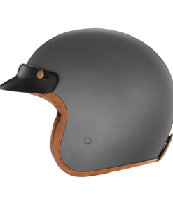 Casque NOX Jet gris mate / int marron N243 taille 2XL (61cm)