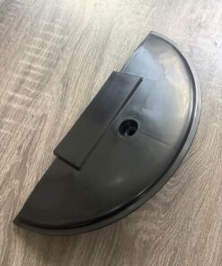 Nouveau ! Cache roue de secours en plastique gris foncé  pour Vespa PX sans batterie . 77-83