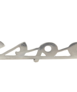 Alternative view of Pack insigne (logo) tablier + coque arrière pour vespa SS50 - SS90 version chrome