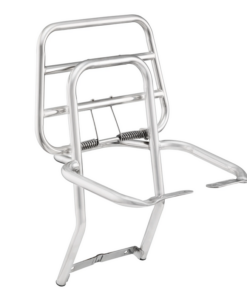 Porte bagage arrière inox pour Vespa PX (look identique aux modèles Piaggio après 2011)