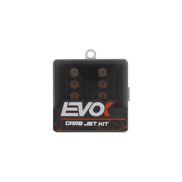 Pack de 10 gicleurs EVOK (6mm) pour carburateur dellorto - contient (150/152/155/158/160/162/165/168/170/172)