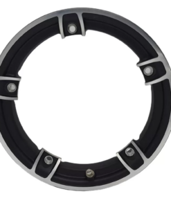 NOUVEAU ! Pack de 2 jantes alu tubeless "VMC tulipe" noir / 2,1 x 10 pour vespa PX 80-125-150-200 / 50 / Primavera / ET3 / GTR / TS / Rally …. )