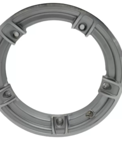 Alternative view of NOUVEAU ! Pack de 2 jantes alu tubeless  "VMC tulipe"  noir  / 2,1 x 10 pour vespa PX 80-125-150-200 / 50 / Primavera / ET3 / GTR / TS / Rally …. )
