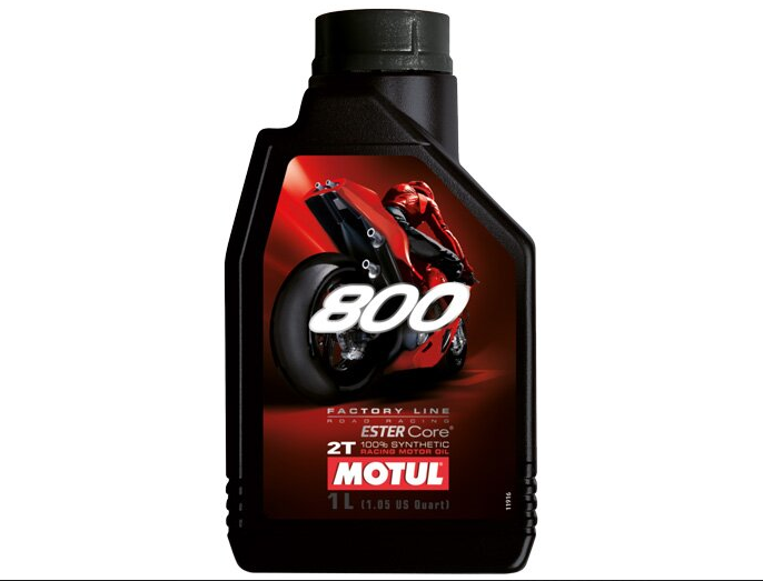 Huile -MOTUL 800 Road Racing- 2-temps 100% synthèse (double ester) - 1000ml