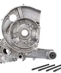 Alternative view of Carter moteur qualité origine avec admission rotatif, démarreur, et graissage séparée pour Vespa P200E, PX200, PX200E, Motovespa P200 DN, PX200 Iris, TX200